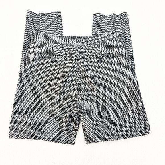 Gerard Darel Paris Pleated Straight Leg Brocade Mini Patterned Pants SIze 38 - Picture 5 of 10